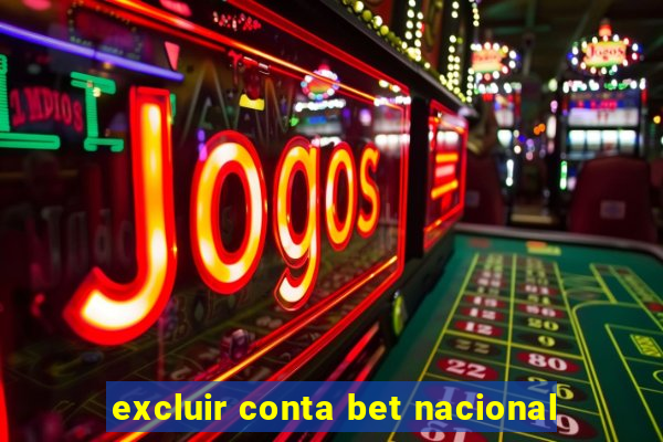 excluir conta bet nacional